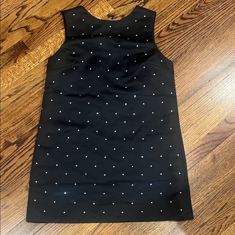 H&M Black Mini Dress with crystal dot detail